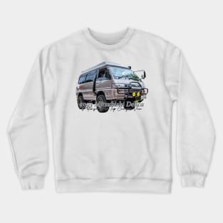 1993 Mitsubishi Delica Potenza Pop-Top Camper Van Crewneck Sweatshirt